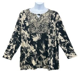 Susan Graver Tunic Black 3x